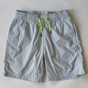 J.Crew / Crewcuts Boys Swim Trunk | Size 16 | Blue Ivory Barn Pattern